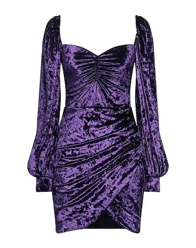 Purple Velvet Short dress
