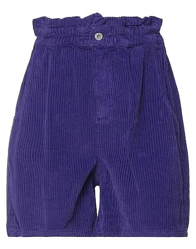 Purple Velvet Shorts & Bermuda