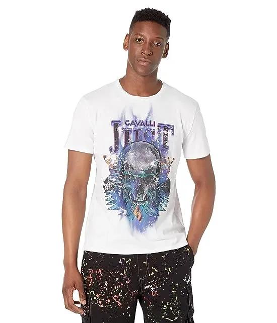 Queens T-Shirt with "Rock Skull" Graphic