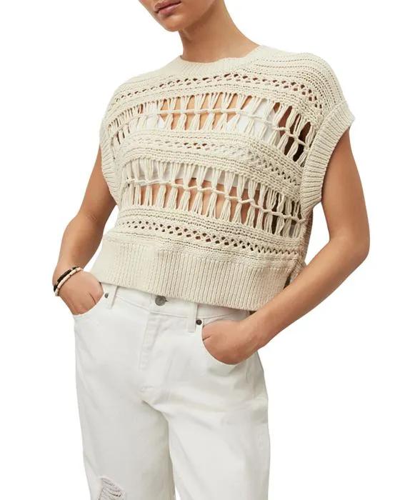 Rafaela Open Knit Tank Top