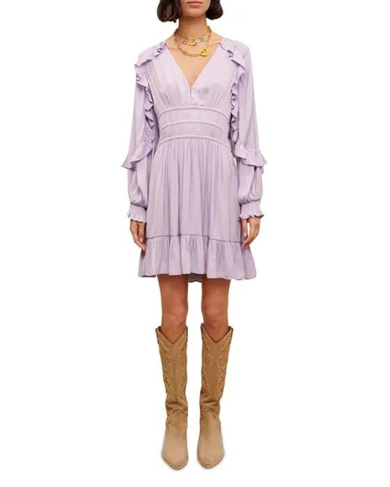 Ralya Ruffle Trim Dress