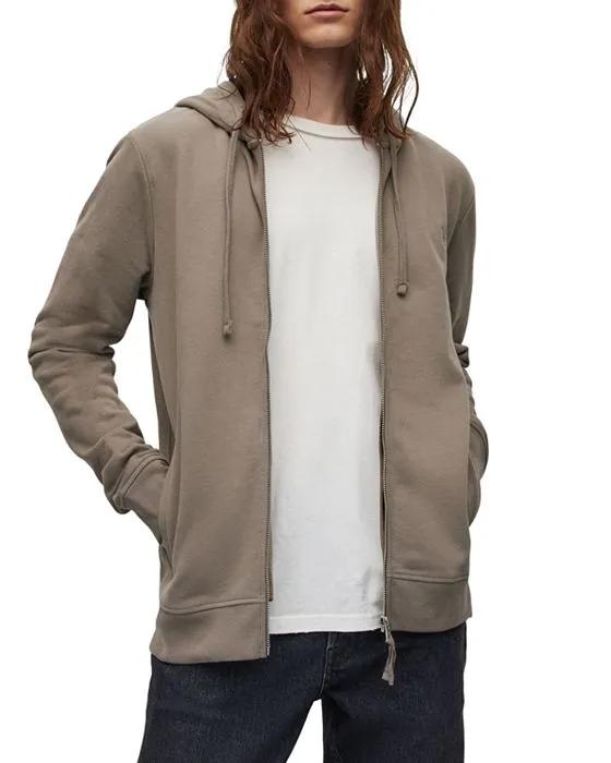 Raven Zip Front Organic Cotton Hoodie