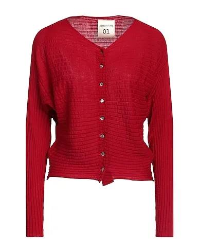 Red Boiled wool Sweater