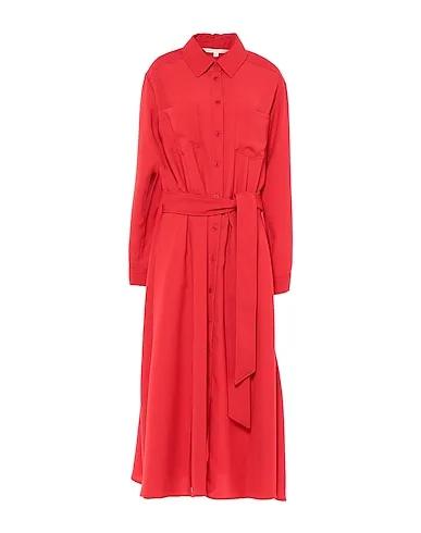 Red Cady Midi dress