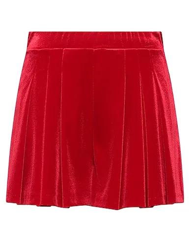 Red Chenille Shorts & Bermuda