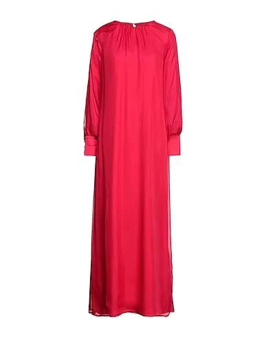 Red Chiffon Long dress