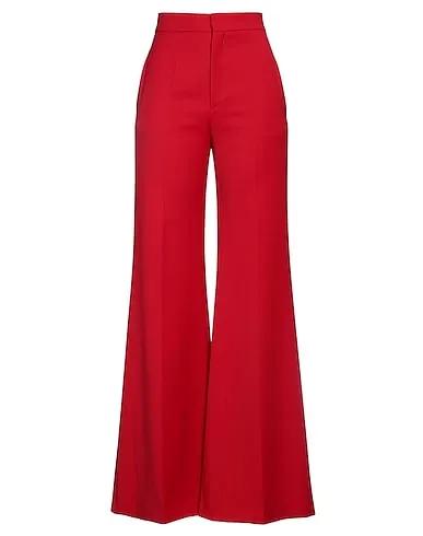 Red Cool wool Casual pants