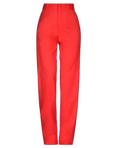 Red Cool wool Casual pants