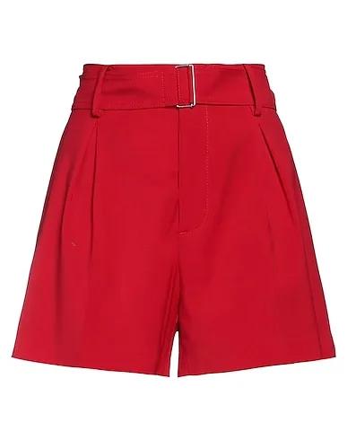 Red Cool wool Shorts & Bermuda