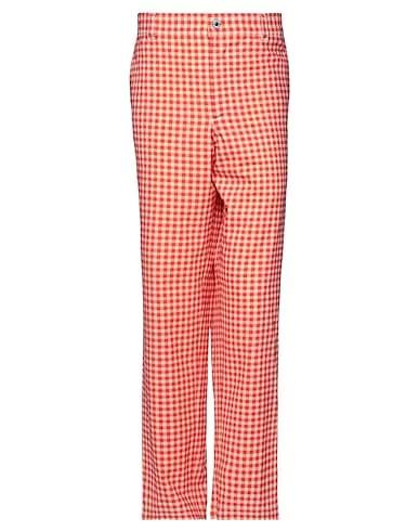 Red Crêpe Casual pants