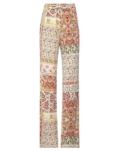 Red Crêpe Casual pants