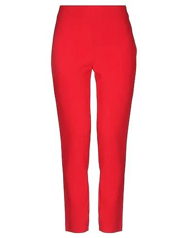 Red Crêpe Casual pants