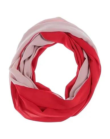 Red Crêpe Scarves and foulards