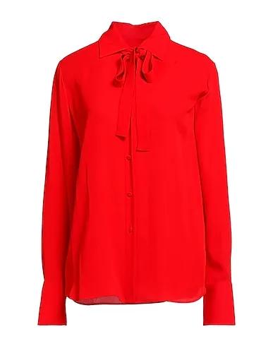 Red Crêpe Silk shirts & blouses