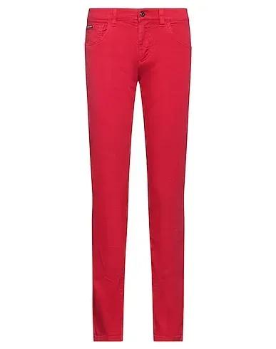 Red Denim Denim pants