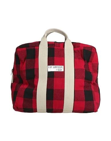 Red Flannel Handbag