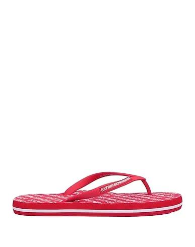 Red Flip flops