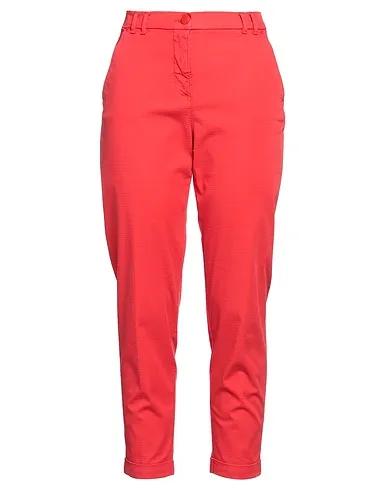 Red Jacquard Casual pants