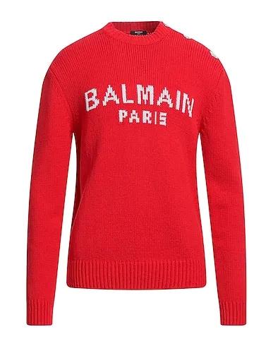Red Jacquard Sweater