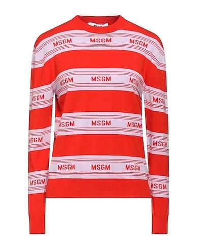 Red Jacquard Sweater