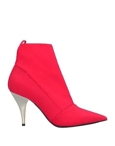 Red Jersey Ankle boot