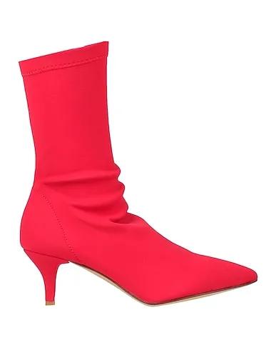 Red Jersey Ankle boot