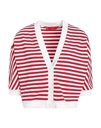 Red Jersey Cardigan