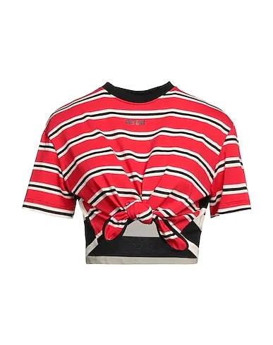 Red Jersey Crop top