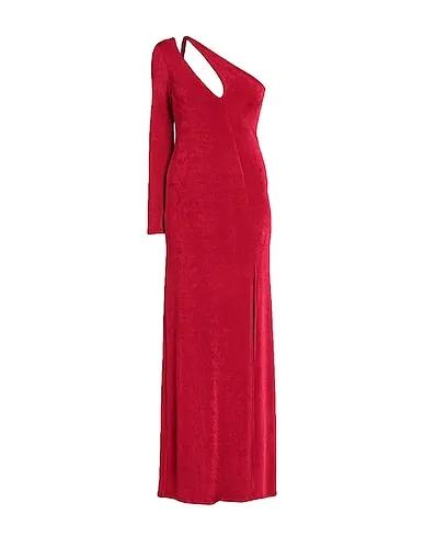 Red Jersey Long dress