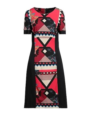 Red Jersey Midi dress