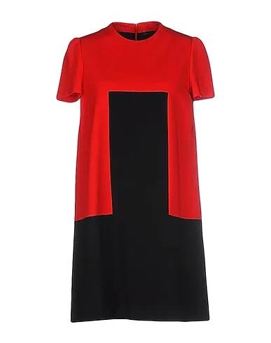 Red Jersey Short dress