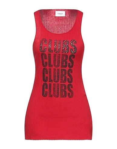 Red Jersey Tank top