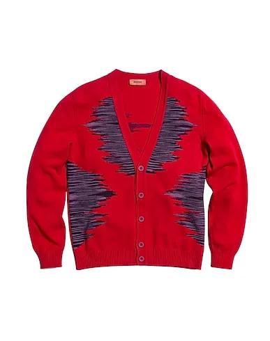 Red Knitted Cardigan