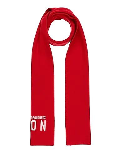 Red Knitted Scarves and foulards