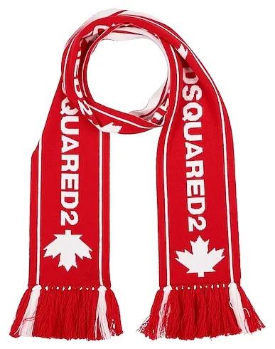Red Knitted Scarves and foulards