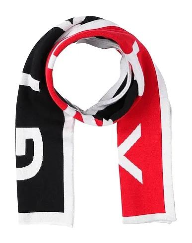 Red Knitted Scarves and foulards