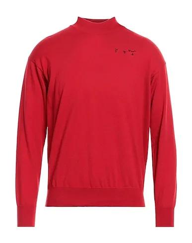 Red Knitted Turtleneck