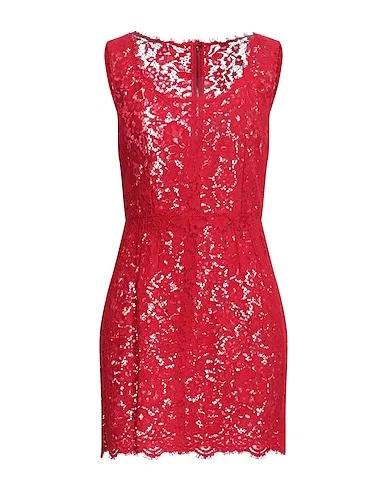 Red Lace Sheath dress