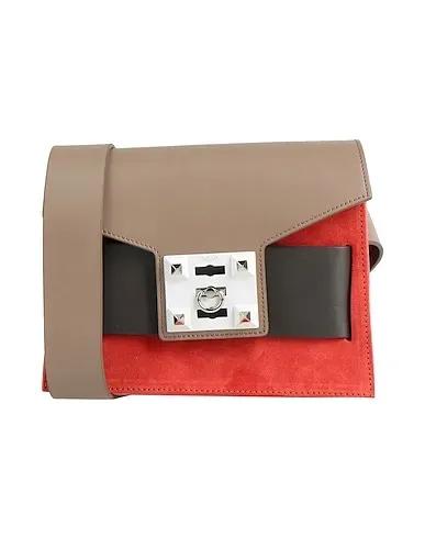 Red Leather Cross-body bags MILA MULT

