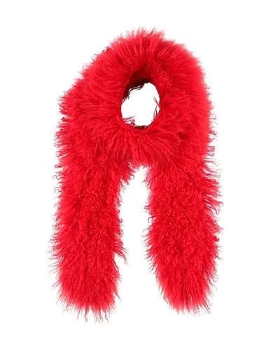 Red Leather Scarves and foulards