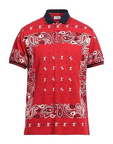 Red Piqué Polo shirt