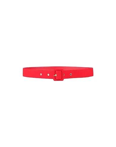 Red Piqué Regular belt