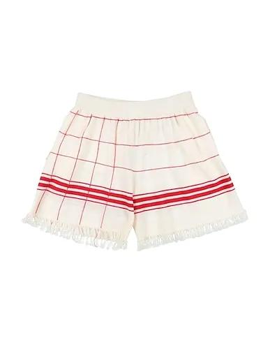 Red Plain weave Shorts & Bermuda