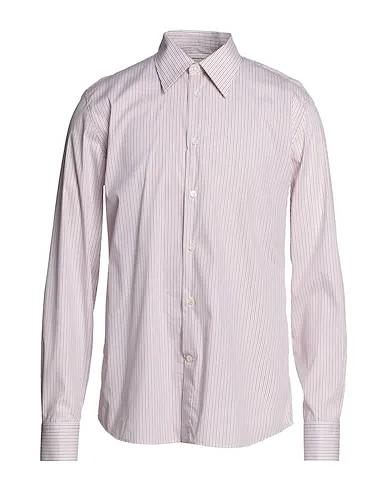 Red Poplin Striped shirt