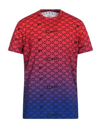 Red Synthetic fabric T-shirt