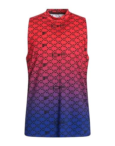 Red Synthetic fabric T-shirt