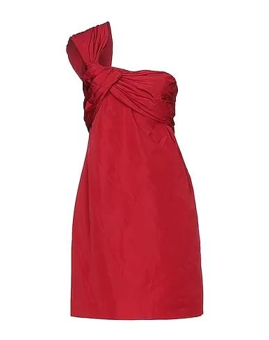 Red Taffeta Short dress