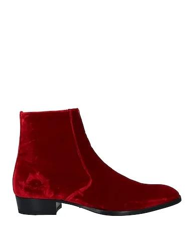 Red Velvet Boots