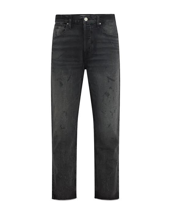 Reese Straight Fit Jeans in Onyx