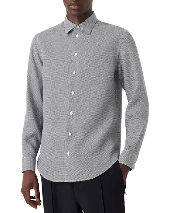 Regular Fit Linen Dress Shirt 